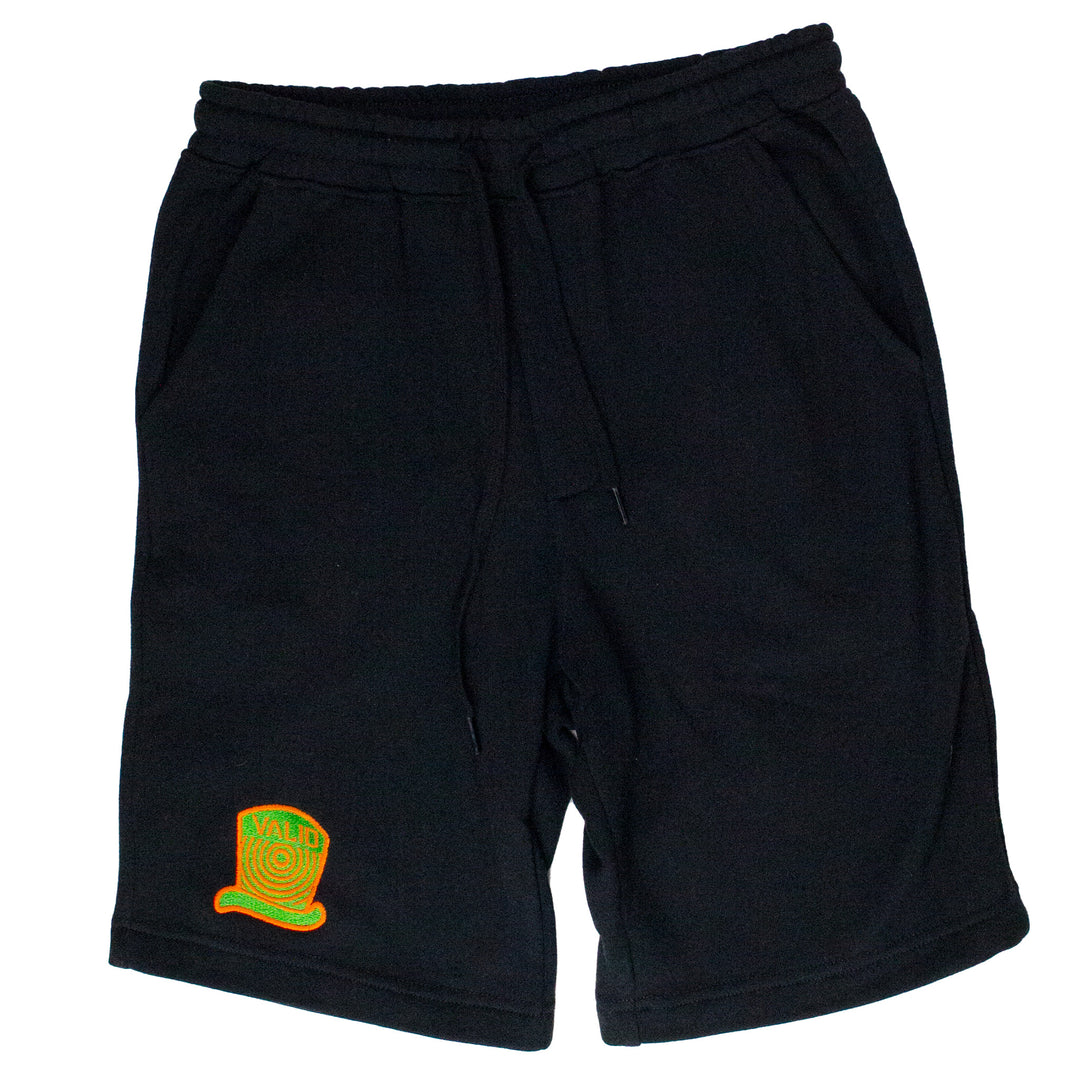 Fruntz Black Shorts Green & Orange Logo
